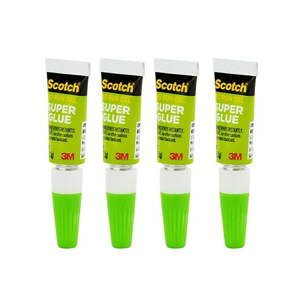 Scotch® Single Use Super Glue, 0.17 Oz., 4/Pack (AD119) 6 Scotch® Single Use Super Glue, 0.17 Oz., 4/Pack (AD119) - Image 4