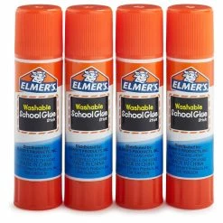 Elmer's Washable Glue Sticks, 0.24 Oz., 4/Pack (E542) 10 Elmer's Washable Glue Sticks, 0.24 Oz., 4/Pack (E542) -Bankers Box shop 18A16E40 86C5 4951 B3FB9AA2F33688C7 s7