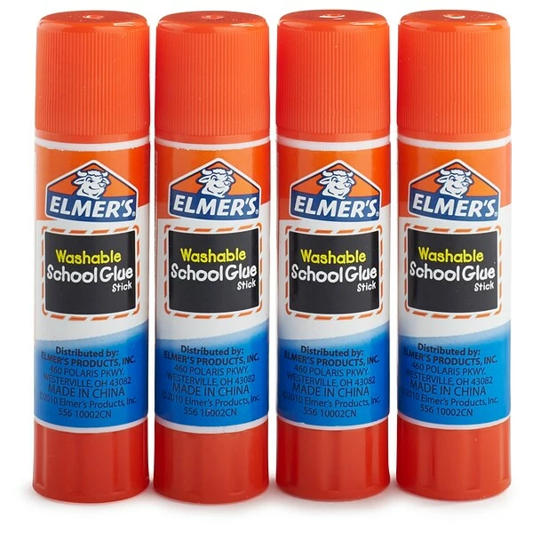 Elmer's Washable Glue Sticks, 0.24 Oz., 4/Pack (E542) 6 Elmer's Washable Glue Sticks, 0.24 Oz., 4/Pack (E542) - Image 4