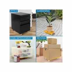 Safco® Hide-Away Hand Truck Mount-It! Small Platform Mover Dolly, 220 Lb. Capacity, Yellow (MI-926) 8 Safco® Hide-Away Hand Truck Mount-It! Small Platform Mover Dolly, 220 Lb. Capacity, Yellow (MI-926) -Bankers Box shop 24C3D2F7 E302 4B2E BBB3F3FA38CAFF99 s7 1