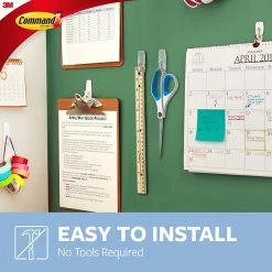 Command™ Adhesive Hooks Command™ Clear Medium Wire Hook Value Pack, 6 Hooks (17065CLR-6ES) -Bankers Box shop 2BCFC987 4057 4D64 BD2EA83B8DD59346 s7