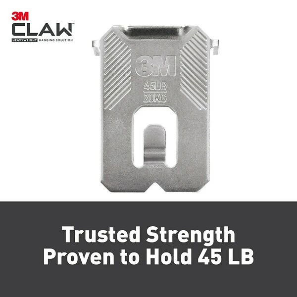 Command Hooks & Hanging Strips 3M CLAW™ Drywall Picture Hanger With Temporary Spot Marker, Holds 45 Lb, 3 Hangers 3 Markers/Pack 5 Command Hooks & Hanging Strips 3M CLAW™ Drywall Picture Hanger With Temporary Spot Marker, Holds 45 Lb, 3 Hangers 3 Markers/Pack - Image 3