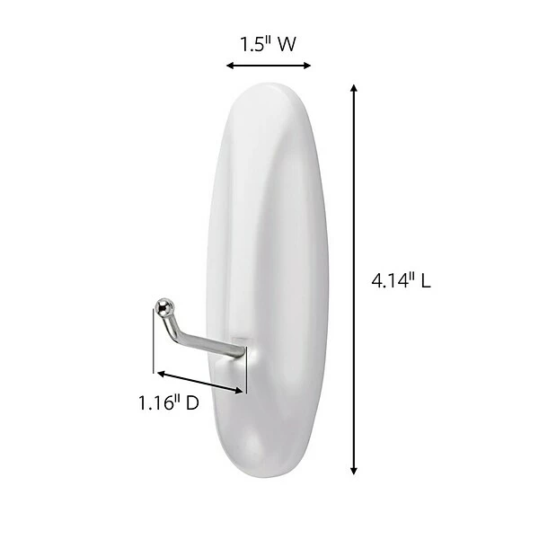 Command™ Picture Hanging And Poster Strips Command™ Large Wire Hook, White, 3 Hooks (17069-3ES) 4 Command™ Picture Hanging And Poster Strips Command™ Large Wire Hook, White, 3 Hooks (17069-3ES) - Image 2