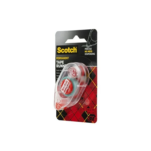 Glue Dots Scotch® Double Sided Adhesive Tape Runner, Transparent, .27 In X 8.7 Yds, 1/Pack (6061) 4 Glue Dots Scotch® Double Sided Adhesive Tape Runner, Transparent, .27 In X 8.7 Yds, 1/Pack (6061) - Image 2
