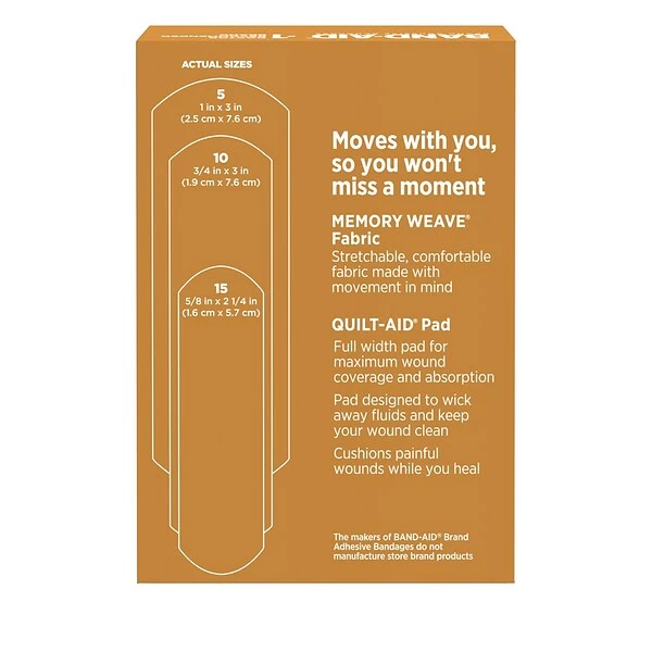 Band-Aid Brand OurTone Adhesive Bandages, BR45, 30 Count (119585) 9 Band-Aid Brand OurTone Adhesive Bandages, BR45, 30 Count (119585) - Image 8