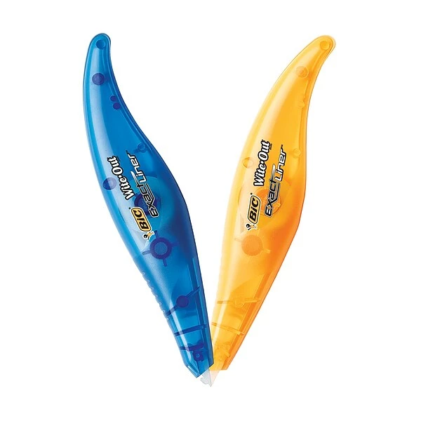 BIC Wite-Out Exact Liner Correction Tape, White, 4/Pack (WOELP418) 3 BIC Wite-Out Exact Liner Correction Tape, White, 4/Pack (WOELP418)
