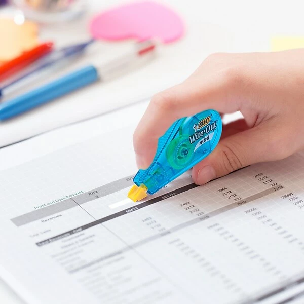 BIC Wite-Out Mini Correction Tape, White, Dozen (WOTM11-WHI) 4 BIC Wite-Out Mini Correction Tape, White, Dozen (WOTM11-WHI) - Image 2