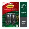 Command™ Outdoor Hooks Command™ Outdoor Medium Terrace Hooks, Slate, 2 Hooks (17086S-AWES) -Bankers Box shop 7A058E83 FD28 4D75 B67FF97F1A86AD1D s7
