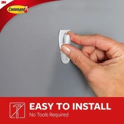 Command™ Adhesive Hooks Command™ Mini Hooks Value Pack, White, 18 Hooks (17006-18ES) -Bankers Box shop 7D0D37AC BF73 4D49 B67A7E0AFAE69156 s7