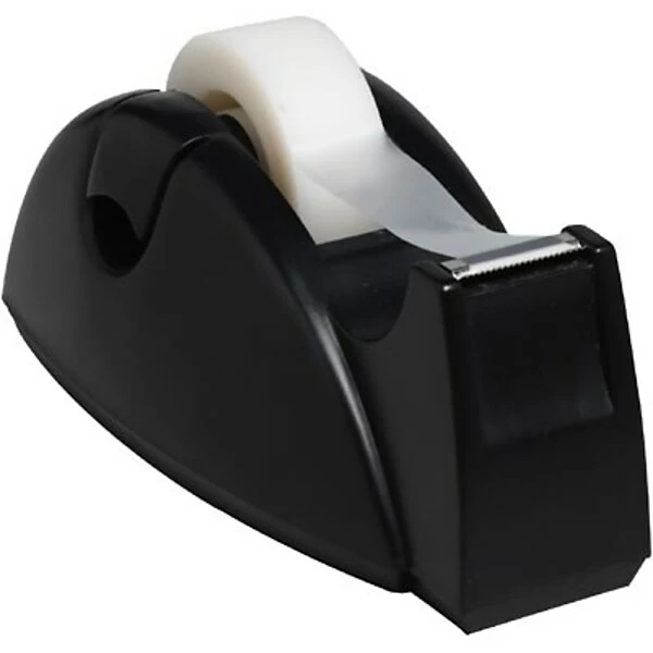 Tape Dispensers Quill Brand® Contour Tape Dispenser, Black (11546-QCC) 3 Tape Dispensers Quill Brand® Contour Tape Dispenser, Black (11546-QCC)