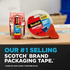 Hot Melt Tapes Scotch® Heavy-Duty Shipping Packing Tape, 1.88" X 54.6 Yds., Clear, 6 Rolls (3850-6-ESF) 16 Hot Melt Tapes Scotch® Heavy-Duty Shipping Packing Tape, 1.88" X 54.6 Yds., Clear, 6 Rolls (3850-6-ESF) -Bankers Box shop 9BB149FF D1DC 4C84 AFDC4E9A02FEFA21 s7 1
