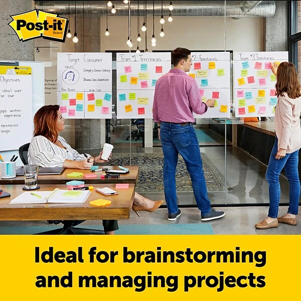 Post-it® Self-Stick Easel Pad Flip Charts Post-it® Super Sticky Easel Pad, 25" X 30", White, 30 Sheets/Pad, 2 Pads/Pack (559) 8 Post-it® Self-Stick Easel Pad Flip Charts Post-it® Super Sticky Easel Pad, 25" X 30", White, 30 Sheets/Pad, 2 Pads/Pack (559) - Image 6