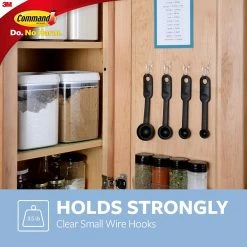Command™ Wire Hooks With Clear Adhesive Command™ Small Wire Hooks, Clear, 15 Hooks (17067CLR-15NA) -Bankers Box shop BADCB3CF BB3B 4C63 A8551522C99C7CF6 s7