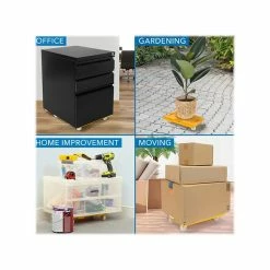 Safco® Hide-Away Hand Truck Mount-It! Small Platform Mover Dolly, 220 Lb. Capacity, Yellow, 2/Pack (MI-928) 8 Safco® Hide-Away Hand Truck Mount-It! Small Platform Mover Dolly, 220 Lb. Capacity, Yellow, 2/Pack (MI-928) -Bankers Box shop BF9FD18B EBD3 453E 925CA7749C119FBD s7 1