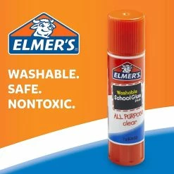 Elmer's Washable Glue Sticks, 0.24 Oz., 4/Pack (E542)