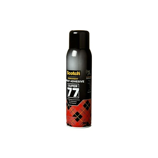 Spray Adhesive Scotch® Super 77™ Multi-Purpose Adhesive, 13.5 Oz. (SUPER77). (SUPER77) 7 Spray Adhesive Scotch® Super 77™ Multi-Purpose Adhesive, 13.5 Oz. (SUPER77). (SUPER77) - Image 5