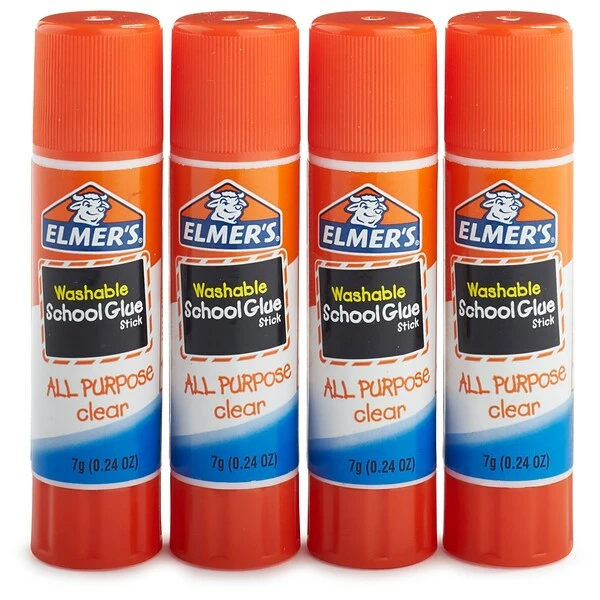 Elmer's Washable Glue Sticks, 0.24 Oz., 4/Pack (E542) 5 Elmer's Washable Glue Sticks, 0.24 Oz., 4/Pack (E542) - Image 3