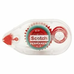 Glue Dots Scotch® Double Sided Adhesive Tape Runner, Transparent, .27 In X 8.7 Yds, 1/Pack (6061)