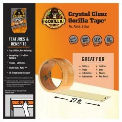 Tape Dispensers Gorilla Crystal Clear Tape, 1.88" X 27', 1 Roll (6027007) 12 Tape Dispensers Gorilla Crystal Clear Tape, 1.88" X 27', 1 Roll (6027007) -Bankers Box shop DEC390C4 A535 4F6D 90592AC16CCB50E4 s7 1