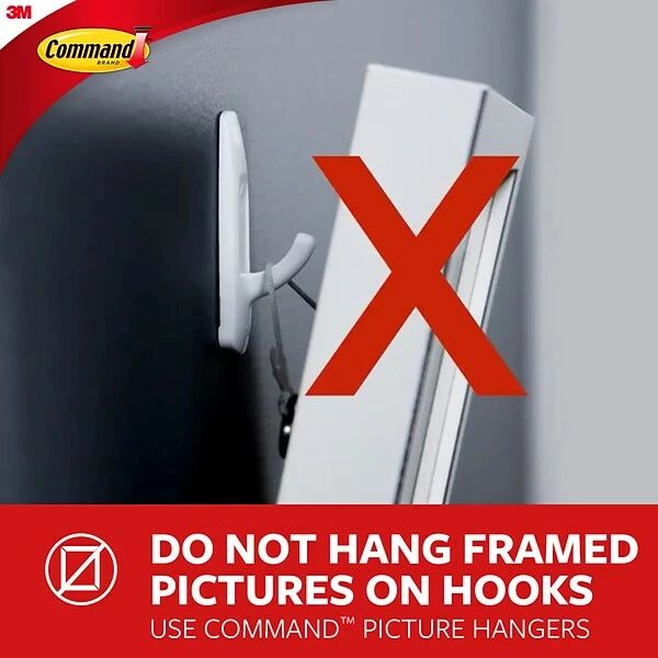 Command™ Clear Hooks Command™ Medium Hooks Value Pack, Clear, 6 Hooks (17091CLR-6ES) 8 Command™ Clear Hooks Command™ Medium Hooks Value Pack, Clear, 6 Hooks (17091CLR-6ES) - Image 6
