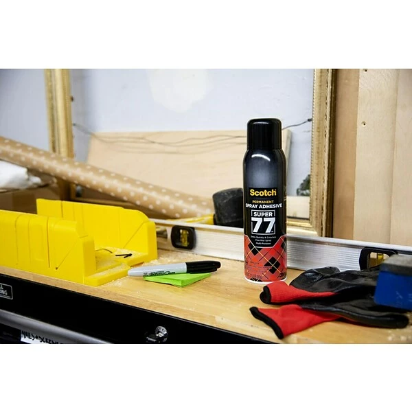 Spray Adhesive Scotch® Super 77™ Multi-Purpose Adhesive, 13.5 Oz. (SUPER77). (SUPER77) 5 Spray Adhesive Scotch® Super 77™ Multi-Purpose Adhesive, 13.5 Oz. (SUPER77). (SUPER77) - Image 3