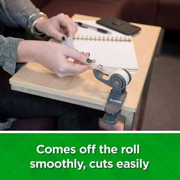 Scotch® Magic™ Invisible Tape With Desktop Refillable Dispenser, 3/4" X 27.7 Yds., 6 Rolls (810KC38) 7 Scotch® Magic™ Invisible Tape With Desktop Refillable Dispenser, 3/4" X 27.7 Yds., 6 Rolls (810KC38) - Image 5