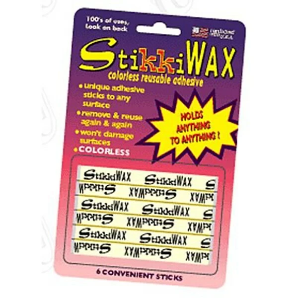 Stikki Wax StikkiWorks Removable Adhesive Putty, 0 Oz., 12/Pack (STK02010Q) 3 Stikki Wax StikkiWorks Removable Adhesive Putty, 0 Oz., 12/Pack (STK02010Q)