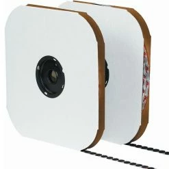 Hook And Loop Tape Tape Logic 1/2" Individual Tape Loop Dot, Black, 1440/Carton