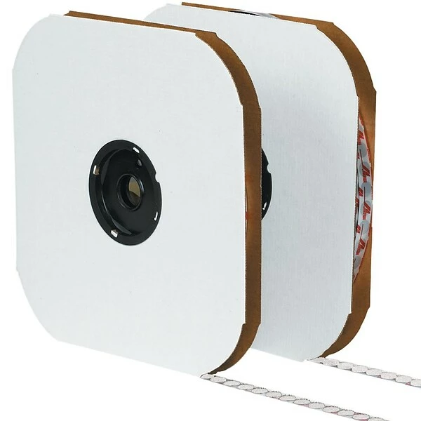 Hook And Loop Tape Tape Logic 1/2" Individual Tape Hook Dot, White, 1440/Carton 3 Hook And Loop Tape Tape Logic 1/2" Individual Tape Hook Dot, White, 1440/Carton