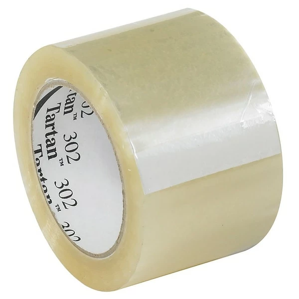 Scotch Packing Tape 3M 3" X 110 Yds. X 1.6 Mil 302 Carton Sealing Tape, Clear, 6/Pk 3 Scotch Packing Tape 3M 3" X 110 Yds. X 1.6 Mil 302 Carton Sealing Tape, Clear, 6/Pk