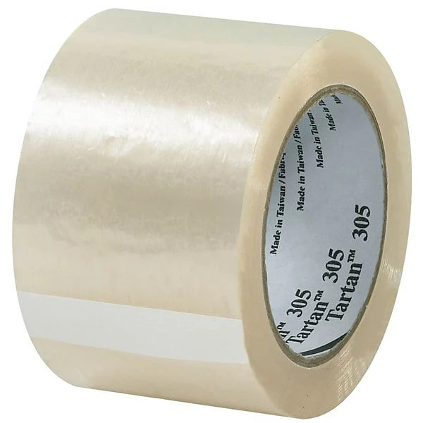 Scotch Acrylic Tape 3M™ 305 Carton Sealing Tape, 3" X 110 Yds, Clear, 6/Rolls (T9053056PK) 3 Scotch Acrylic Tape 3M™ 305 Carton Sealing Tape, 3" X 110 Yds, Clear, 6/Rolls (T9053056PK)