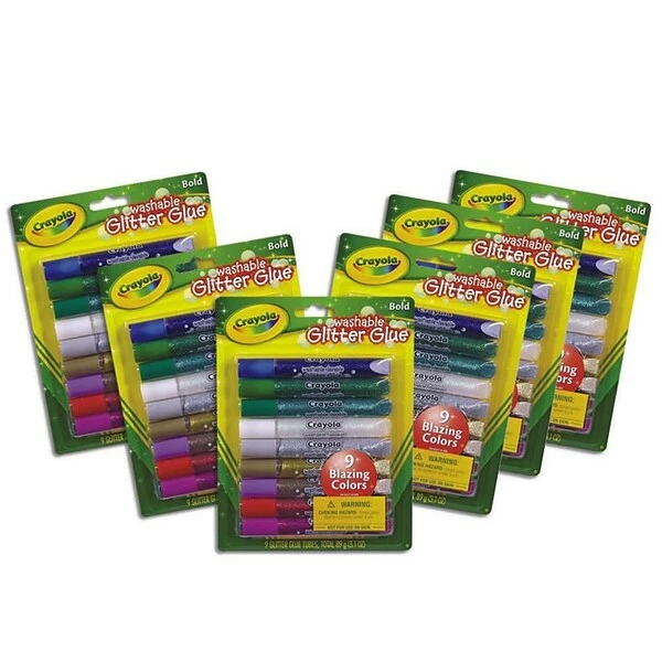 S&S Glue & Glue Sticks Crayola Glitter Craft Adhesive Putty (GL621) 3 S&S Glue & Glue Sticks Crayola Glitter Craft Adhesive Putty (GL621)