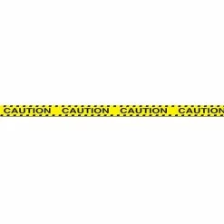 Fall & Halloween Party Supplies Beistle 3" X 20' Caution Party Tape; Yellow, 5/Pack