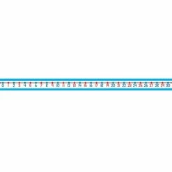 Carson-Dellosa Classroom Decor Carson Dellosa 22" X 1.5" Student Number Lines Desk Tape, 30 Pack (CD-4421)