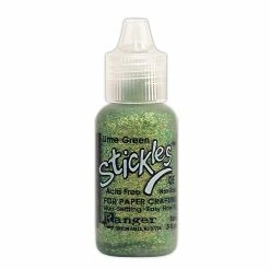 Glue & Glue Sticks Ranger Stickles Glitter Glue Lime Green 0.5 Oz. Bottle [Pack Of 6]