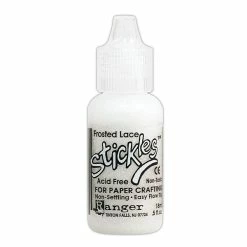 Glue Sticks Ranger 39387-Pk6 Stickles Glitter Glue, Frost Lace, 0.5Oz Bottle, 6/Pack