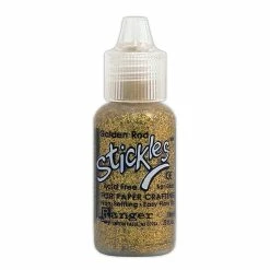 Glue Sticks Ranger Stickles Glitter Glue Golden Rod 0.5 Oz. Bottle [Pack Of 6]