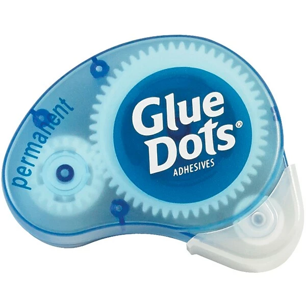 Dot N Go Glue Dots, Blue, 6/Pack (GD118) 3 Dot N Go Glue Dots, Blue, 6/Pack (GD118)