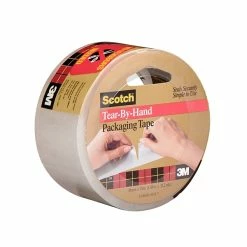 Scotch Packing Tape 3M 3842 Carton Sealing Tape, 2.6 Mil, 2" X 38 Yds., Clear, 6/Case (T9013842)