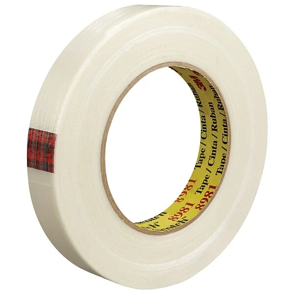 Scotch Packing Tape 3M 8981 Strapping Tape, 6.6 Mil, 3/4" X 60 Yds., Clear, 12/Case (T914898112PK) 3 Scotch Packing Tape 3M 8981 Strapping Tape, 6.6 Mil, 3/4" X 60 Yds., Clear, 12/Case (T914898112PK)
