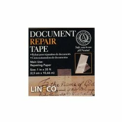 Craft Tape Lineco Document Repair Tape 1 In. X 35 Ft. [Pack Of 2] (2PK-901-0198)