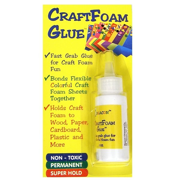 Assorted Glue And Adhesives Beacon Washable Craft Glue, 1 Oz., White, 4/Pack (45597-PK4) 3 Assorted Glue And Adhesives Beacon Washable Craft Glue, 1 Oz., White, 4/Pack (45597-PK4)