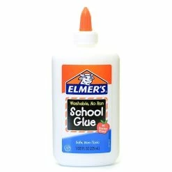All Purpose & School Glue Elmer's WashableRemovable School Glue, 8 Oz., White, 8/Pack (35591-PK8)