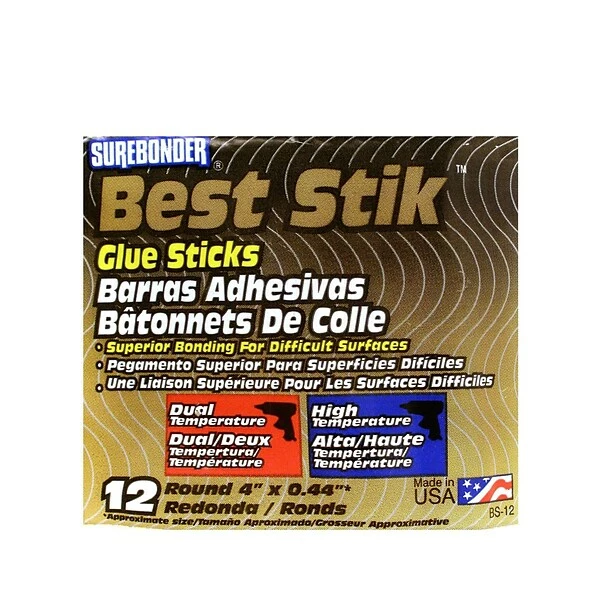 Hot Glue Sticks Surebonder Glue Sticks, 4 Oz., White, 6/Pack (86440-PK6) 3 Hot Glue Sticks Surebonder Glue Sticks, 4 Oz., White, 6/Pack (86440-PK6)