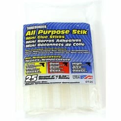 Hot Glue Sticks Surebonder Glue Sticks, 0.28 Oz., White, 12/Pack (65425-PK12)