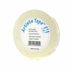 Craft Tape Pro Tapes White Artist'S Tape 1/2 In. X 60 Yd. [Pack Of 3] (3PK-PART 12W)