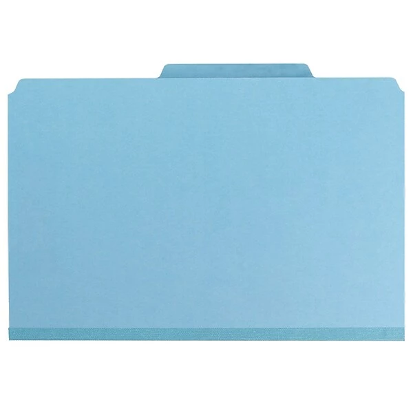 Classification Folders Smead Pressboard Classification Folder, Legal Size, 2 Dividers, Blue, 10/Pack (19030) 8 Classification Folders Smead Pressboard Classification Folder, Legal Size, 2 Dividers, Blue, 10/Pack (19030) - Image 7