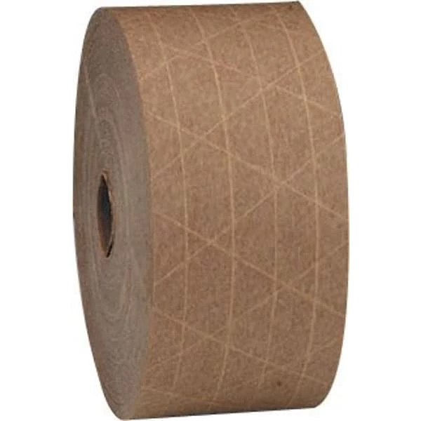SI Products Paper Tape Economy Grade Paper Packing Tape, 5.8 Mil, 2.8" X 375 Yds., Brown, 8/Carton (T906235) 3 SI Products Paper Tape Economy Grade Paper Packing Tape, 5.8 Mil, 2.8" X 375 Yds., Brown, 8/Carton (T906235)