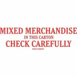 The Packaging Wholesalers Labels Tape Logic Mixed Merchandise Check Carefully Staples® Shipping Label, 2" X 6", 500/Roll