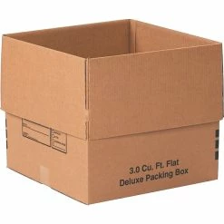 SI Products Corrugated Moving Boxes 18" X 18" X 16" Deluxe Moving Boxes, 32 ECT, Brown, 20/Bundle (181816DPB)